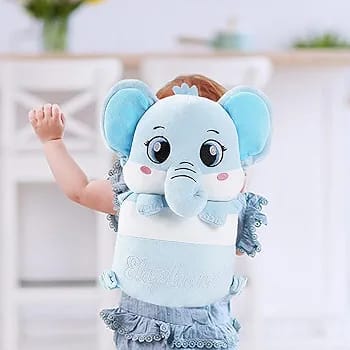 Cojín anticaídas para bebé – elefante azul